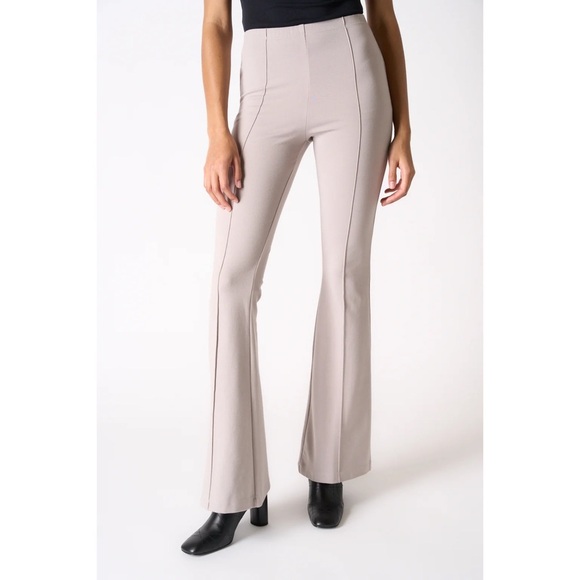 Sablyn Bailey Flare Leggings Pants in Flax Beige - Picture 1 of 10